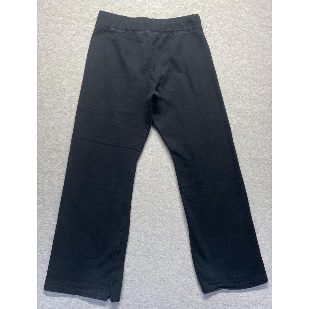 Vintage Champion Eco Authentic Sweatpants Mens Medium Black Fleece Drawstring